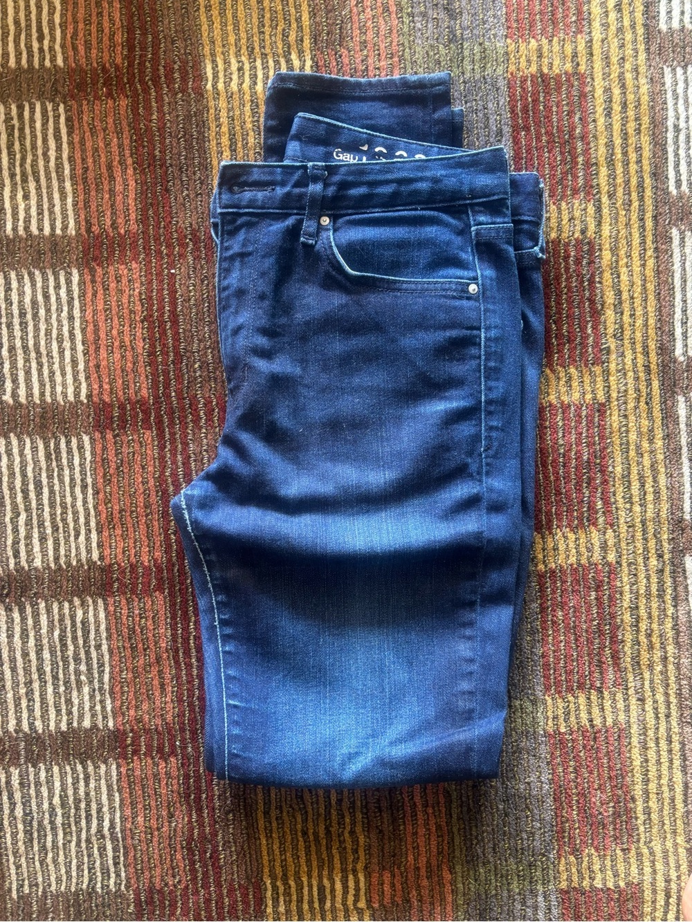 GAP High-Rise Women's Dark Blue Skinny Jeans